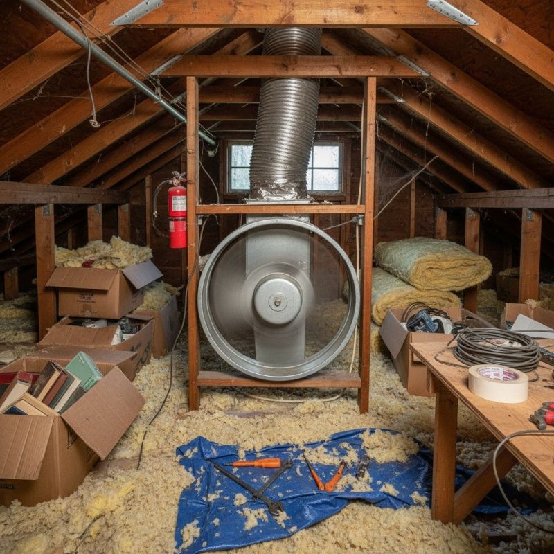 Attic Exhaust Fan Repair