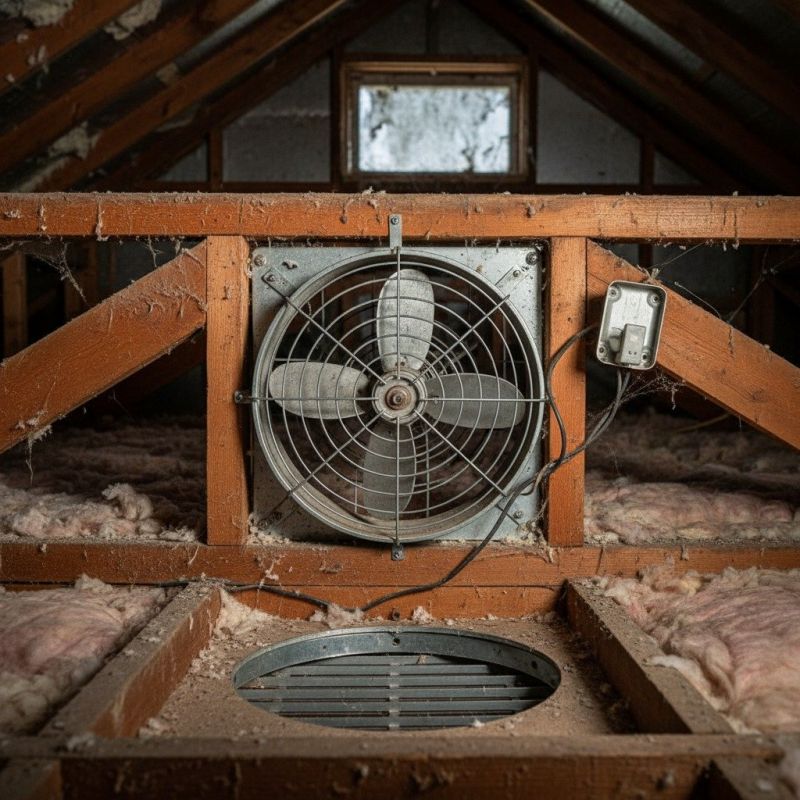 Attic Fan Replacement detail