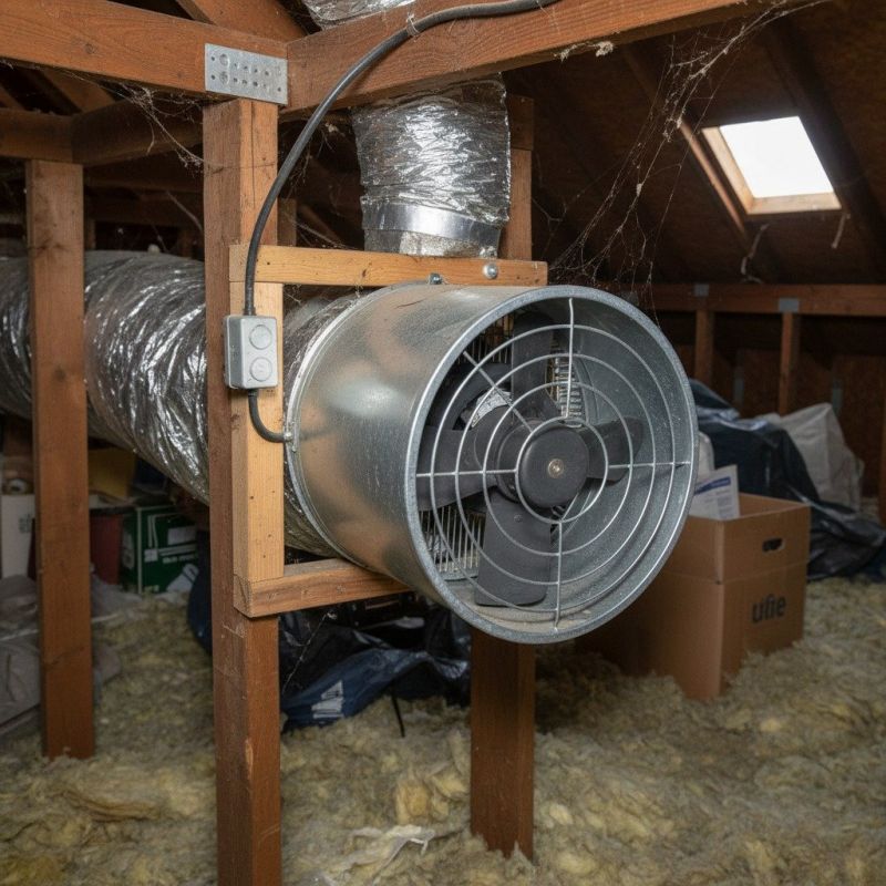 Roof Fan System Installation